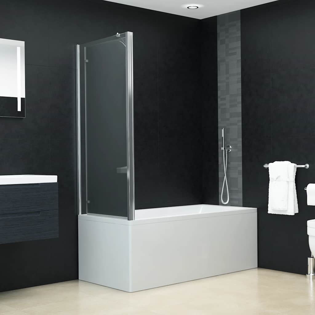 vidaXL Bi-Folding Shower Enclosure ESG 120x68x130 cm