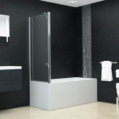 vidaXL Bi-Folding Shower Enclosure ESG 120x68x130 cm
