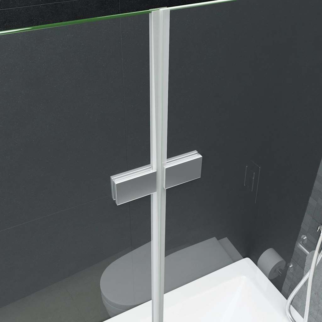vidaXL Bi-Folding Shower Enclosure ESG 120x68x130 cm