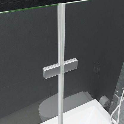 vidaXL Bi-Folding Shower Enclosure ESG 120x68x130 cm