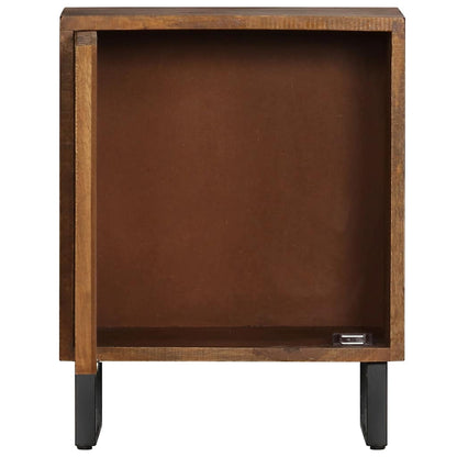 247942 vidaXL Bedside Cabinet 40x30x50 cm Solid Mango Wood