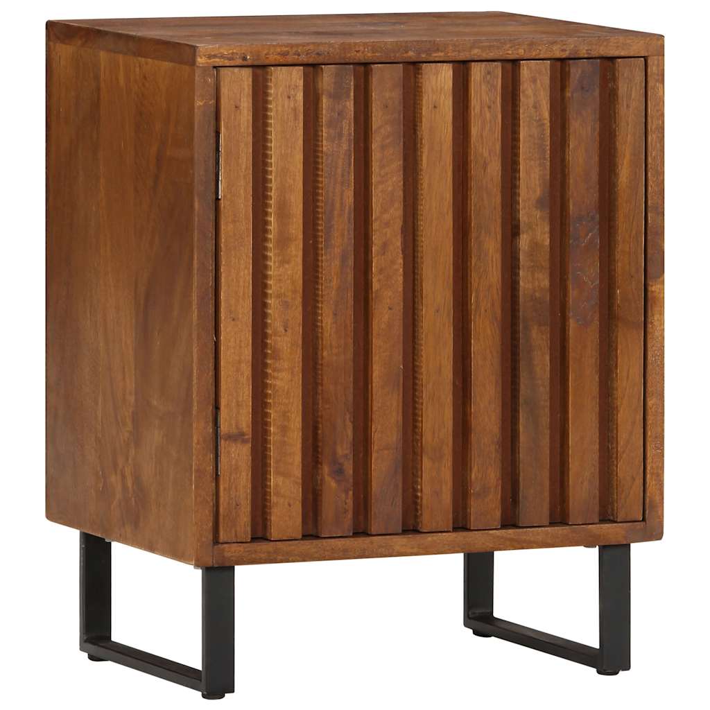 247942 vidaXL Bedside Cabinet 40x30x50 cm Solid Mango Wood