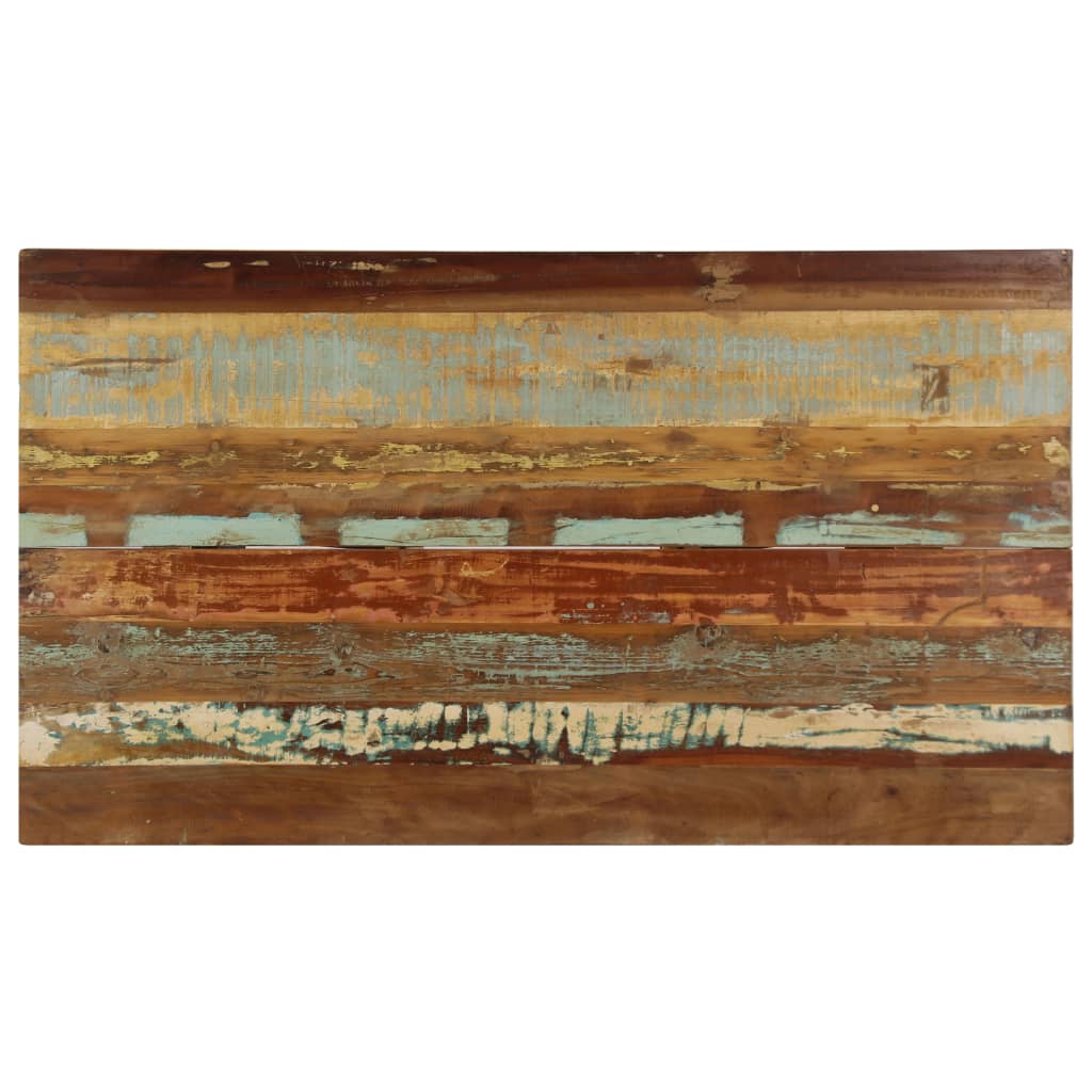 vidaXL Dining Table 140x80x76 cm Solid Reclaimed Wood