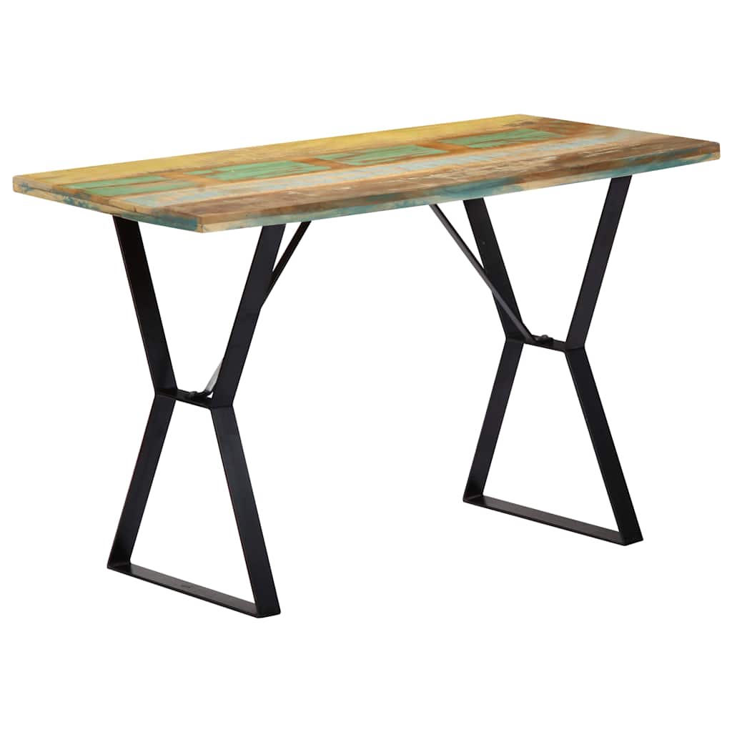 247950 vidaXL Dining Table 120x60x76 cm Solid Reclaimed Wood