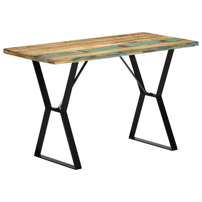 247950 vidaXL Dining Table 120x60x76 cm Solid Reclaimed Wood