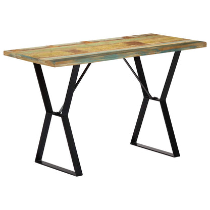 247950 vidaXL Dining Table 120x60x76 cm Solid Reclaimed Wood