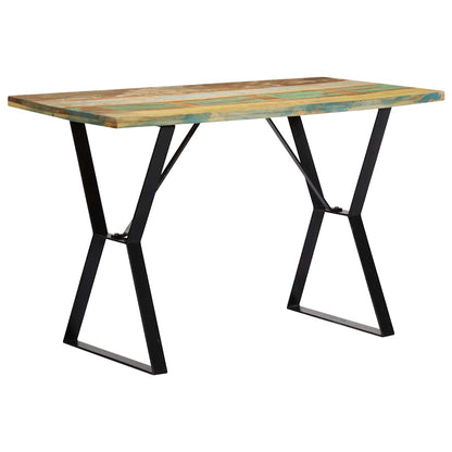 247950 vidaXL Dining Table 120x60x76 cm Solid Reclaimed Wood