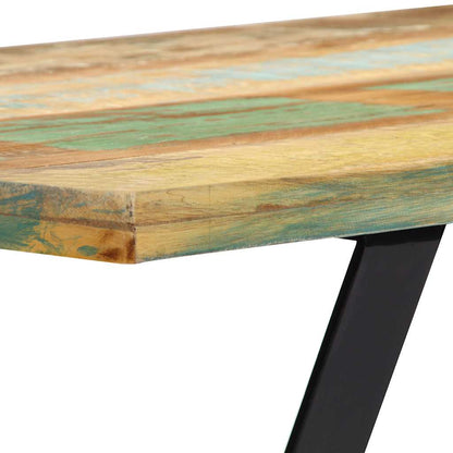 247950 vidaXL Dining Table 120x60x76 cm Solid Reclaimed Wood