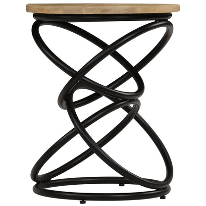 vidaXL End Table Solid Mango Wood 40x50 cm