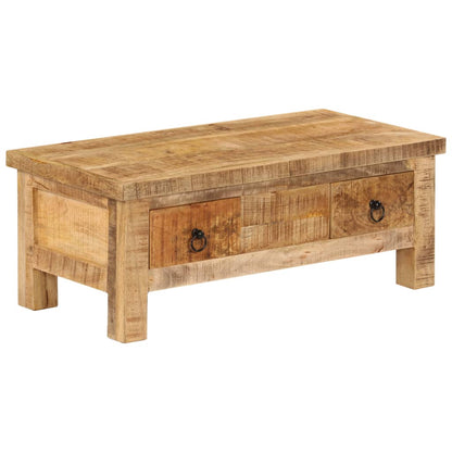 vidaXL Coffee Table | Brown | Solid Mango Wood | 90 x 45 x 35 cm | Coffee Table