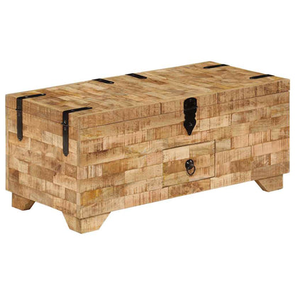 247327 vidaXL Coffee Table Solid Mango Wood 80x40x35 cm
