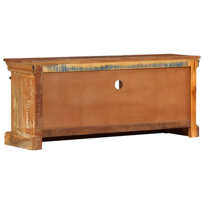 vidaXL TV Cabinet 110x30x45 cm Solid Reclaimed Wood