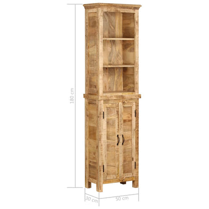 vidaXL Bookshelf 50x30x180 cm Solid Mango Wood