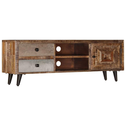 247330 vidaXL TV Cabinet 118x30x40 cm Solid Mango Wood