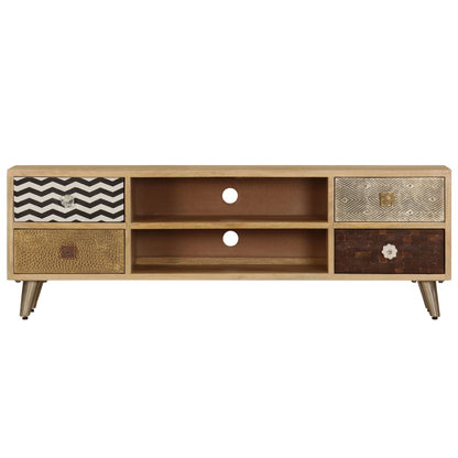 vidaXL TV Cabinet 120x30x40 cm Solid Mango Wood
