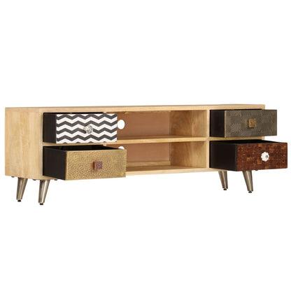 vidaXL TV Cabinet 120x30x40 cm Solid Mango Wood
