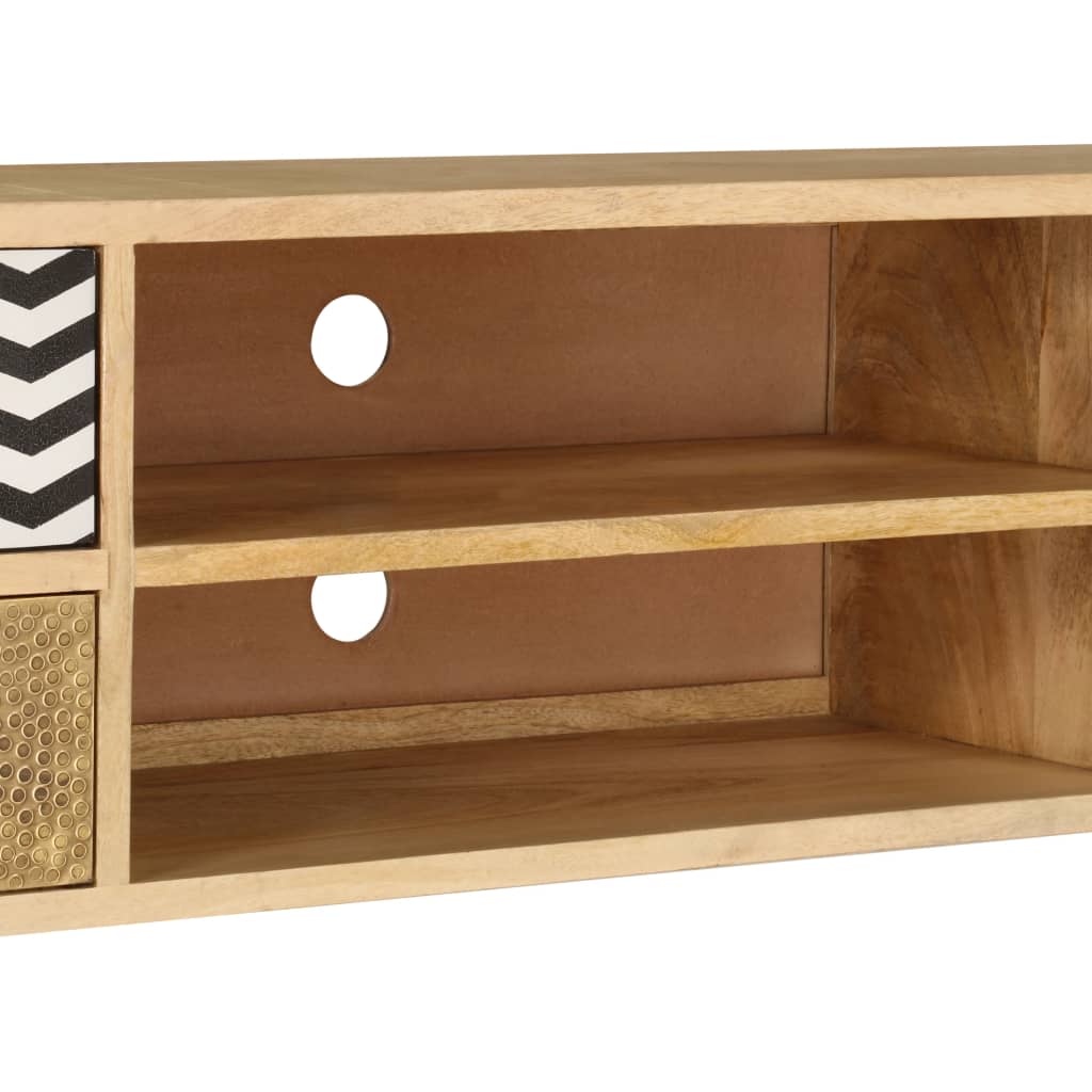 vidaXL TV Cabinet 120x30x40 cm Solid Mango Wood