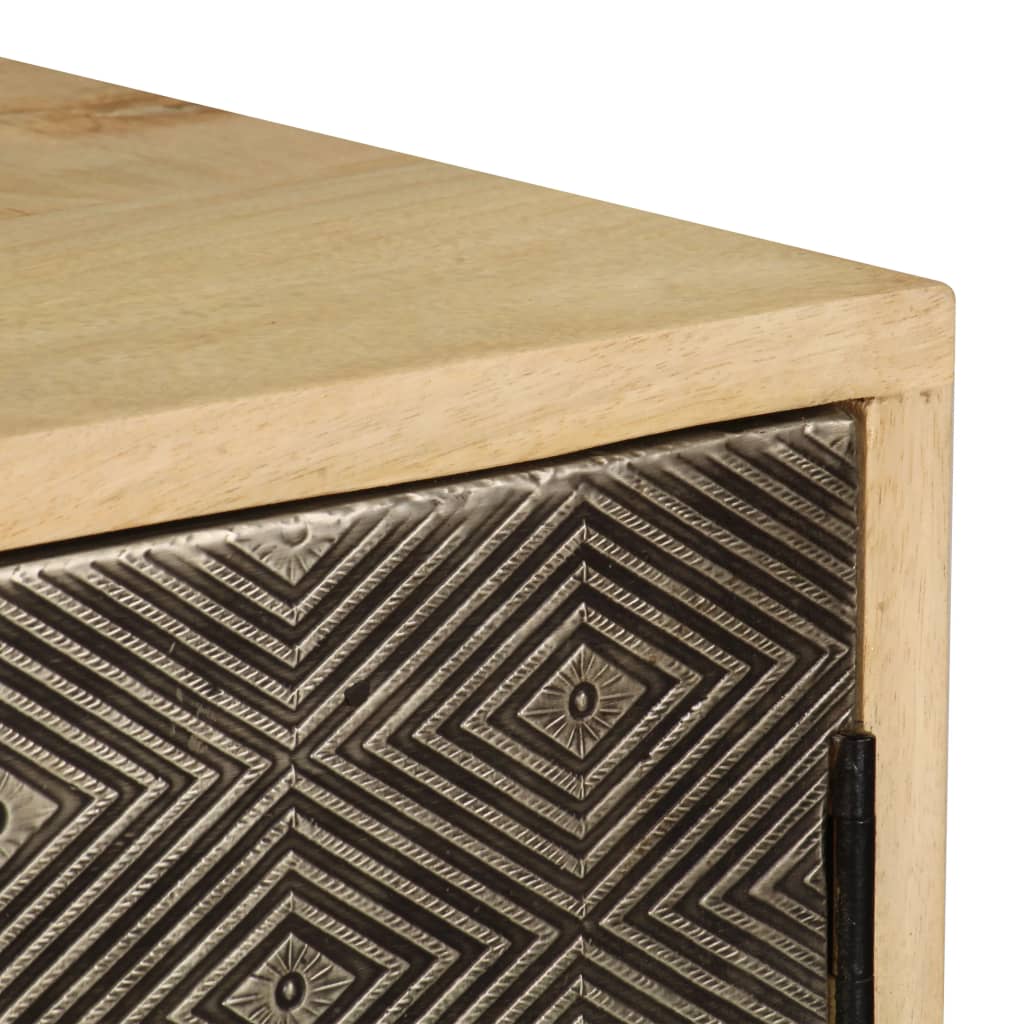 vidaXL Sideboard 120x30x75 cm Solid Mango Wood