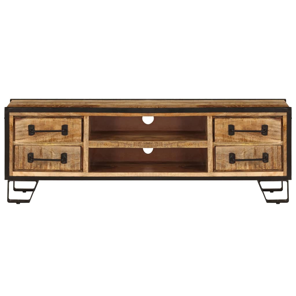 vidaXL TV Cabinet with Drawers 120x30x40 cm Solid Mango Wood