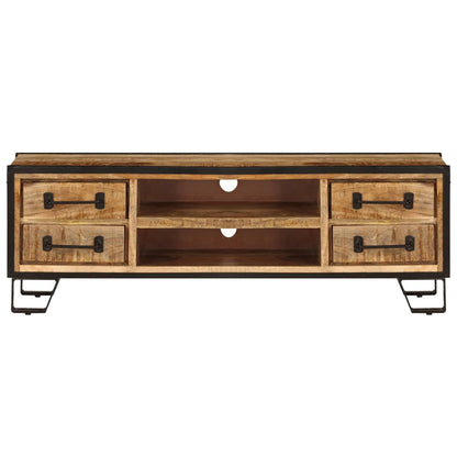 vidaXL TV Cabinet with Drawers 120x30x40 cm Solid Mango Wood