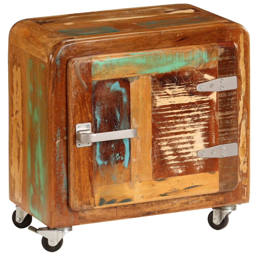vidaXL Bedside Cabinet 50x30x50 cm Solid Reclaimed Wood