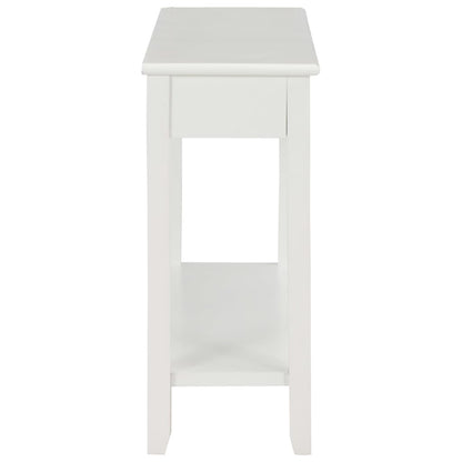 vidaXL Console Table White 110x35x80 cm Wood