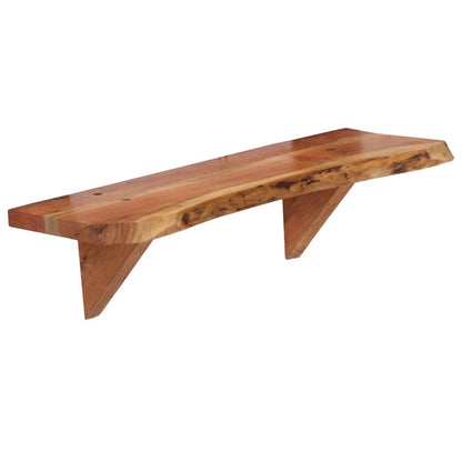 247927 vidaXL Wall Shelves 2 pcs 60x20x18 cm Solid Acacia Wood