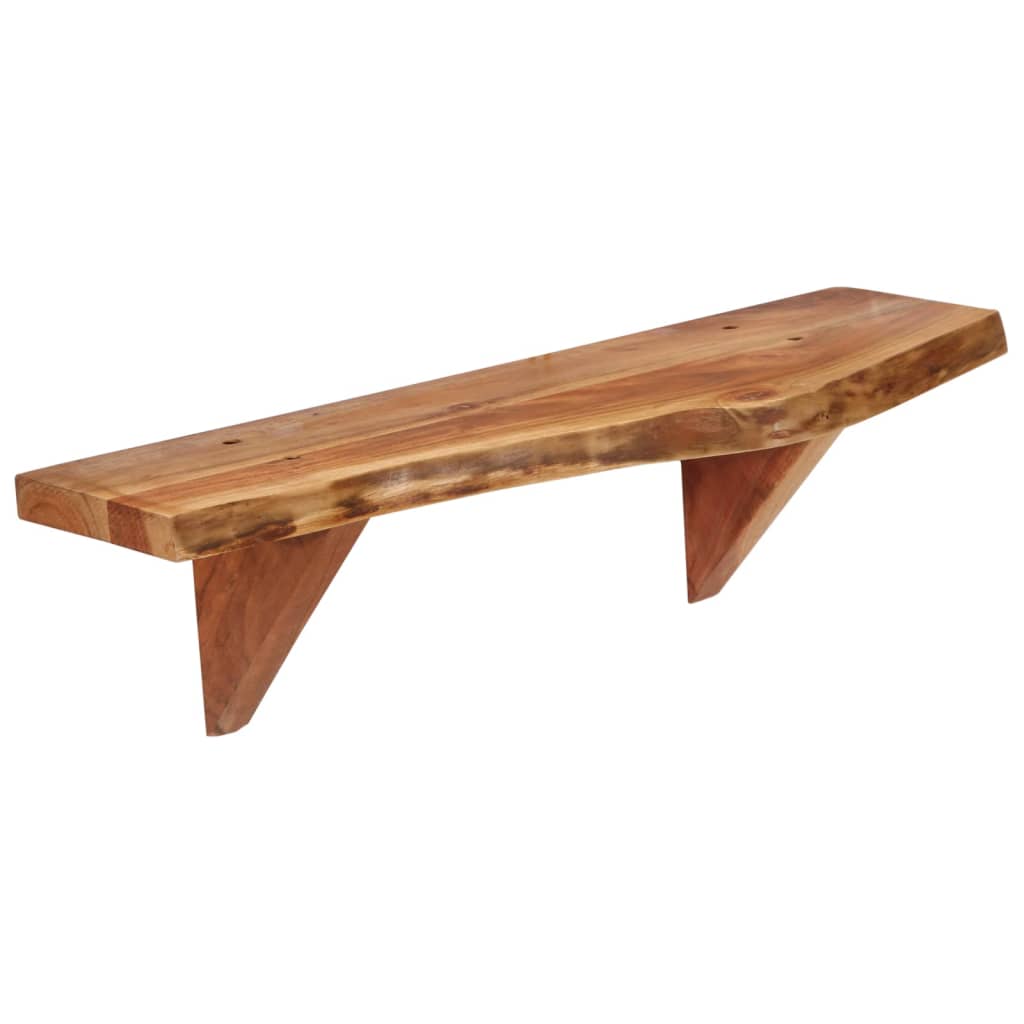 247927 vidaXL Wall Shelves 2 pcs 60x20x18 cm Solid Acacia Wood