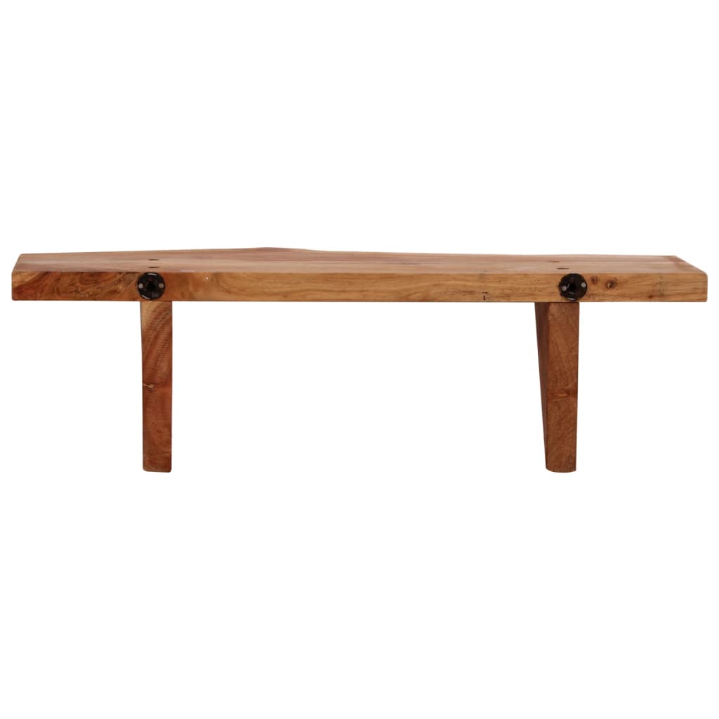 vidaXL Wall Shelves 2 pcs 60x20x18 cm Solid Acacia Wood