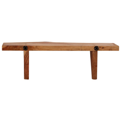 247927 vidaXL Wall Shelves 2 pcs 60x20x18 cm Solid Acacia Wood