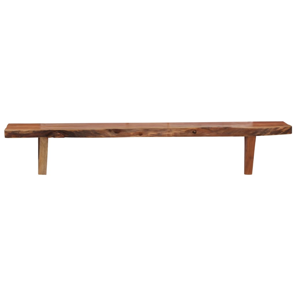 247928 vidaXL Wall Shelves 2 pcs 90x20x18 cm Solid Acacia Wood