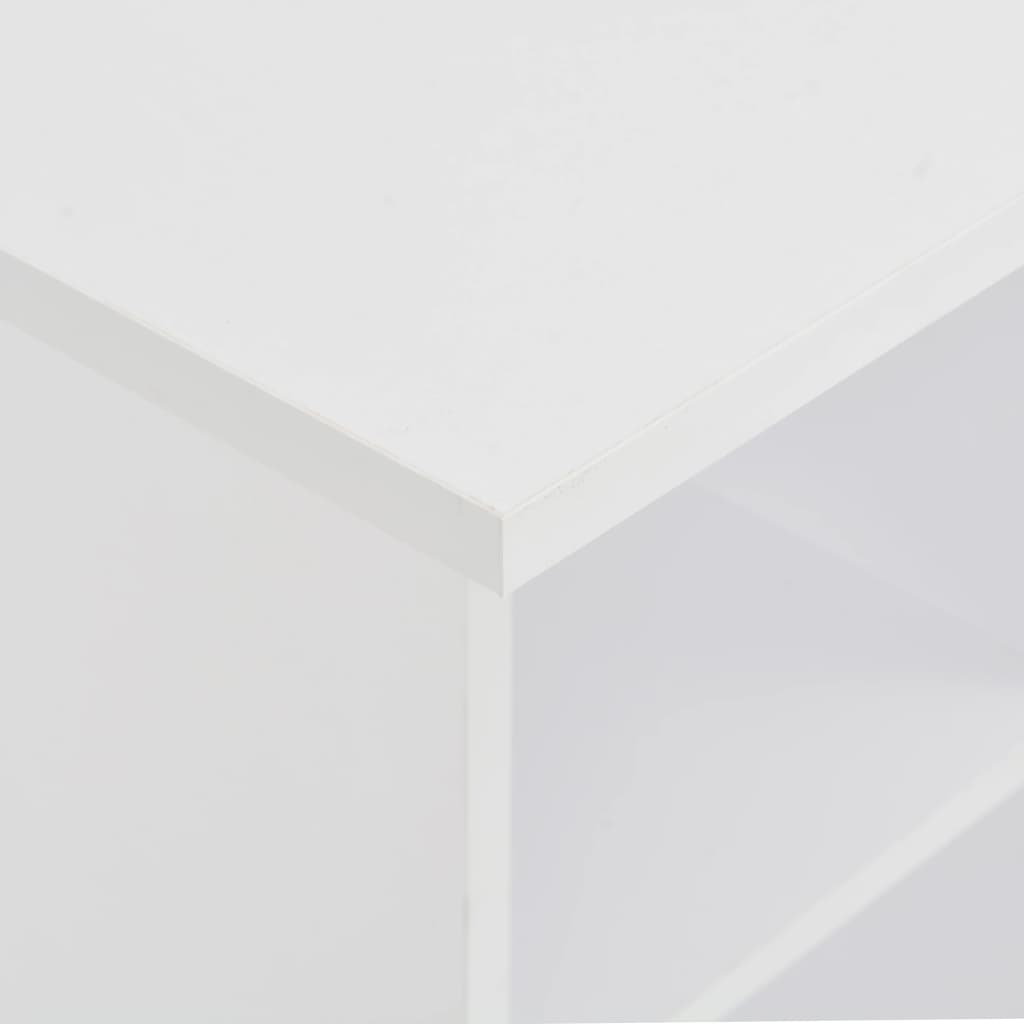 vidaXL Bar Table White 60x60x110 cm
