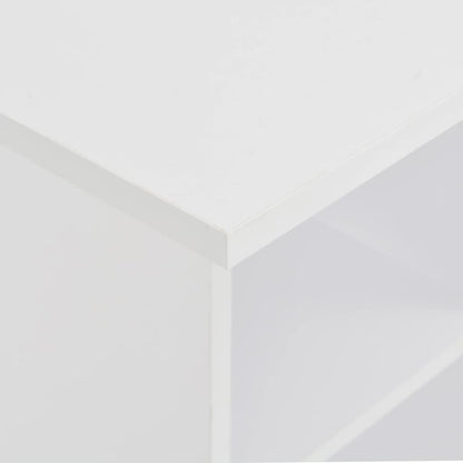 vidaXL Bar Table White 60x60x110 cm