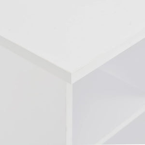 vidaXL Bar Table White 60x60x110 cm