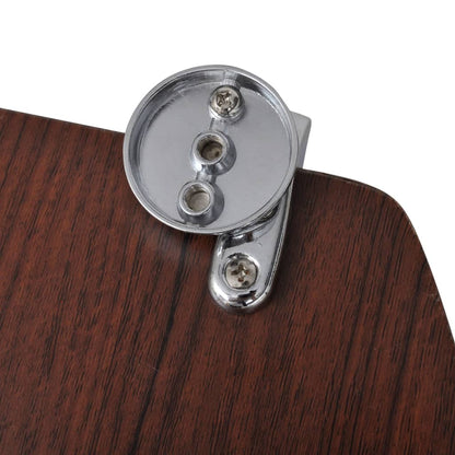 vidaXL Toilet Seats with Lids 2 pcs MDF Brown