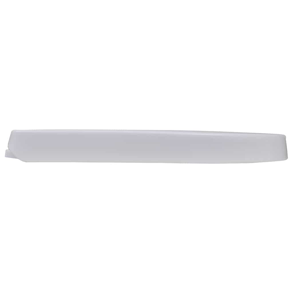 vidaXL Toilet Seats with Soft Close Lids 2 pcs Plastic White