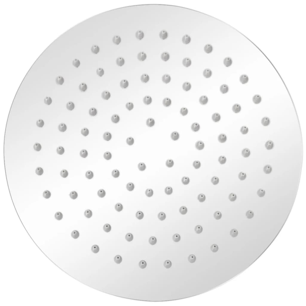 275934 vidaXL Rain Shower Head 2 pcs Stainless Steel Ø 20 cm (2x142154)