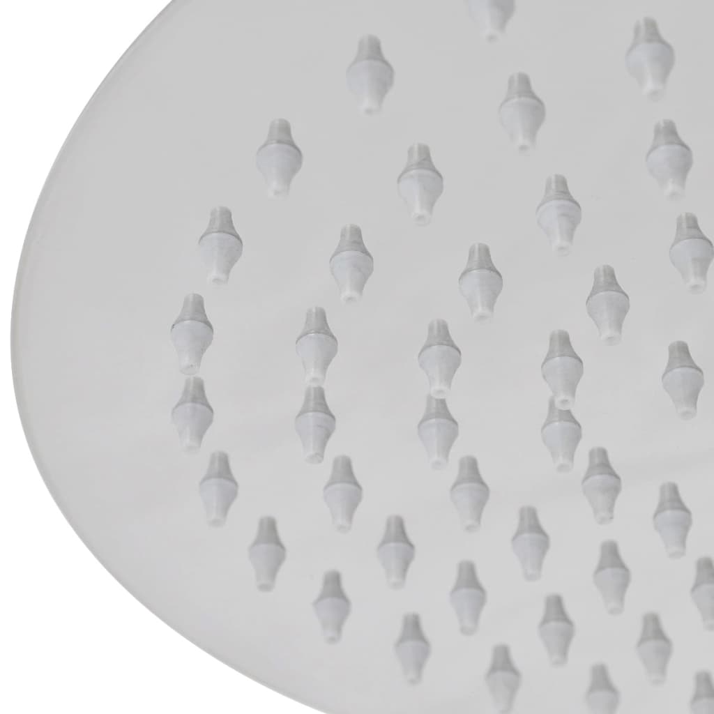 275934 vidaXL Rain Shower Head 2 pcs Stainless Steel Ø 20 cm (2x142154)