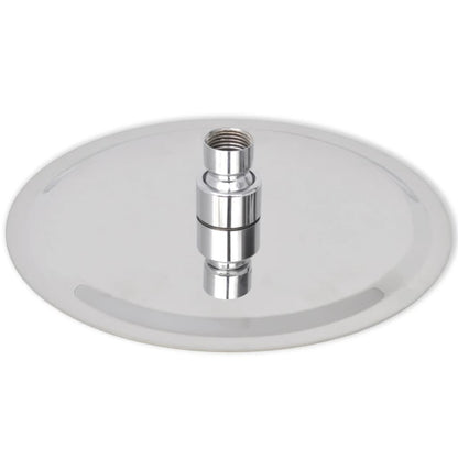 275934 vidaXL Rain Shower Head 2 pcs Stainless Steel Ø 20 cm (2x142154)