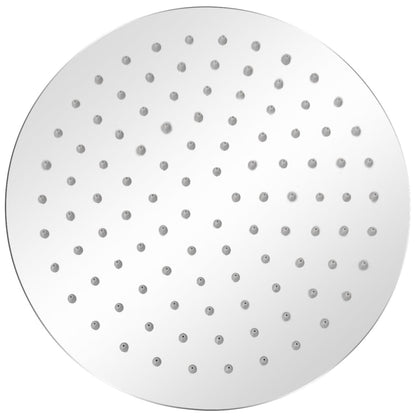 vidaXL Rain Shower Head 2 pcs Stainless Steel Ø 25 cm