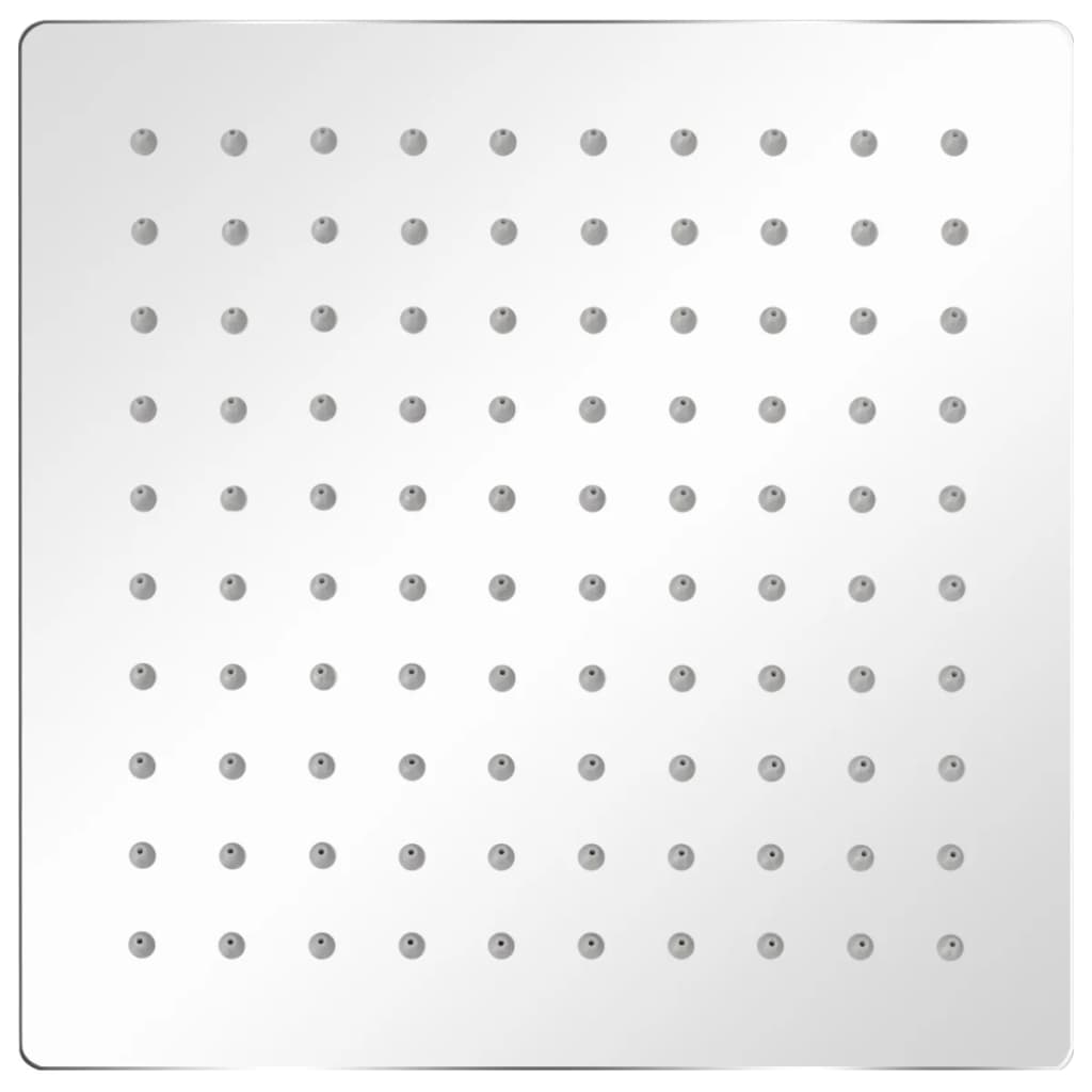 vidaXL Rain Shower Head 2 pcs Stainless Steel 20x20 cm