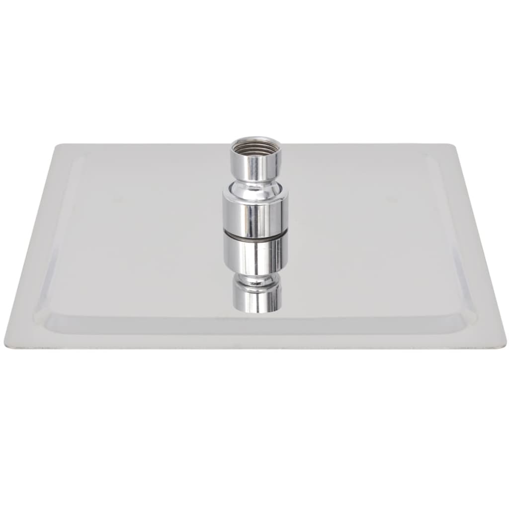 vidaXL Rain Shower Head 2 pcs Stainless Steel 20x20 cm