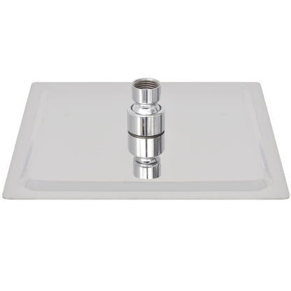 vidaXL Rain Shower Head 2 pcs Stainless Steel 20x20 cm