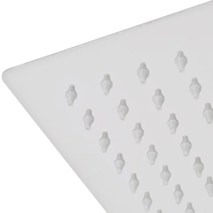 vidaXL Rain Shower Head 2 pcs Stainless Steel 20x20 cm