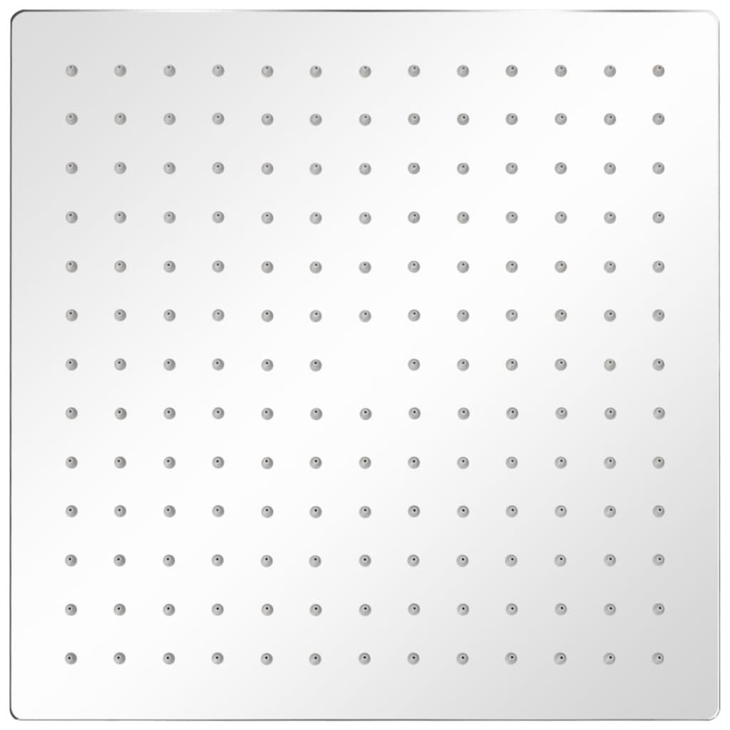 vidaXL Rain Shower Head 2 pcs Stainless Steel 30x30 cm