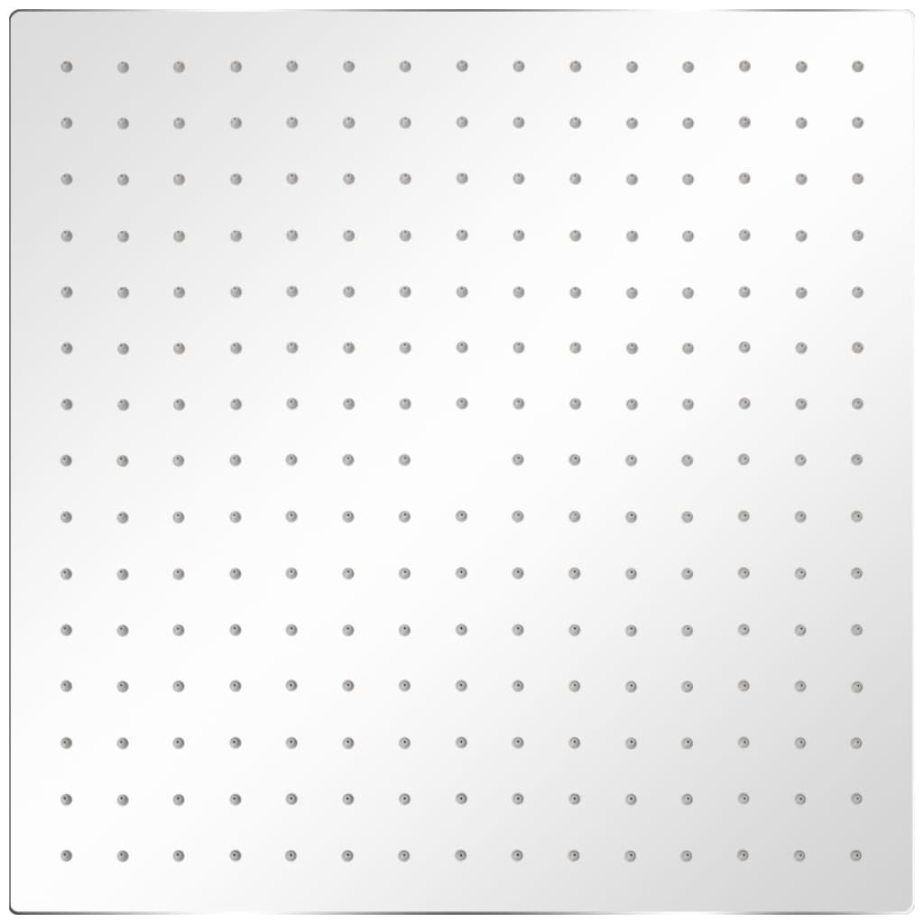 vidaXL Rain Shower Head 2 pcs Stainless Steel 40x40 cm