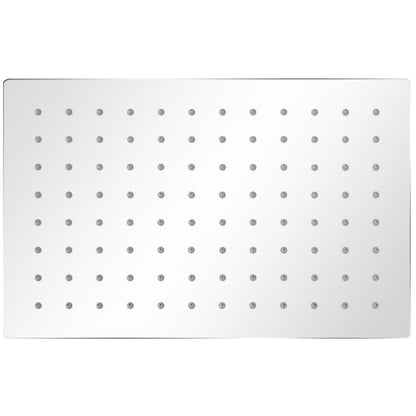 vidaXL Rain Shower Head 2 pcs Stainless Steel 20x30 cm (2x142164)