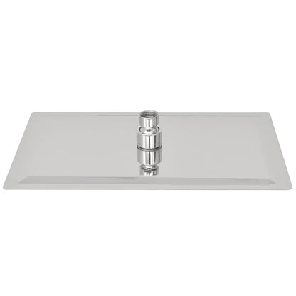 vidaXL Rain Shower Head 2 pcs Stainless Steel 20x30 cm (2x142164)