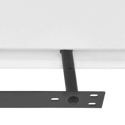 vidaXL Wall Shelves 4 pcs White 100 cm