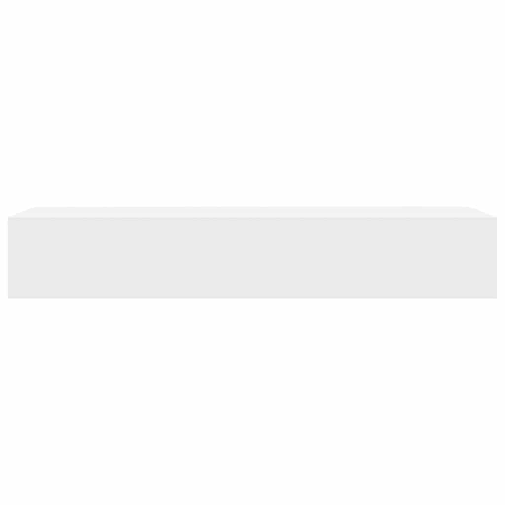 vidaXL Wall Mounted Shelf | Set of 2 | White | MDF with a matte finish